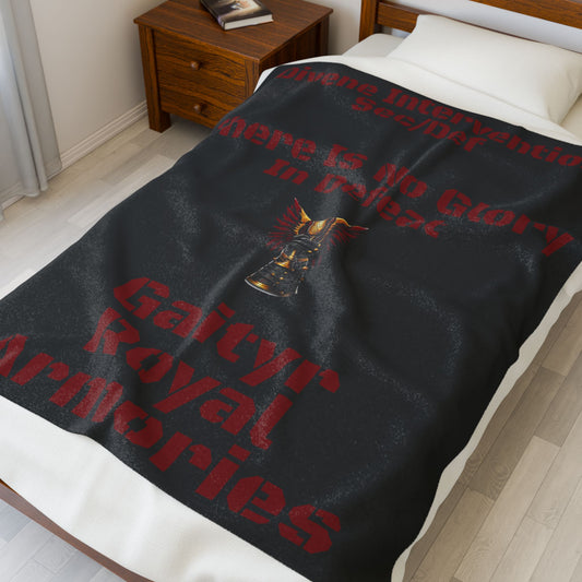 Gaityr Royal Armories Velveteen Plush Blanket